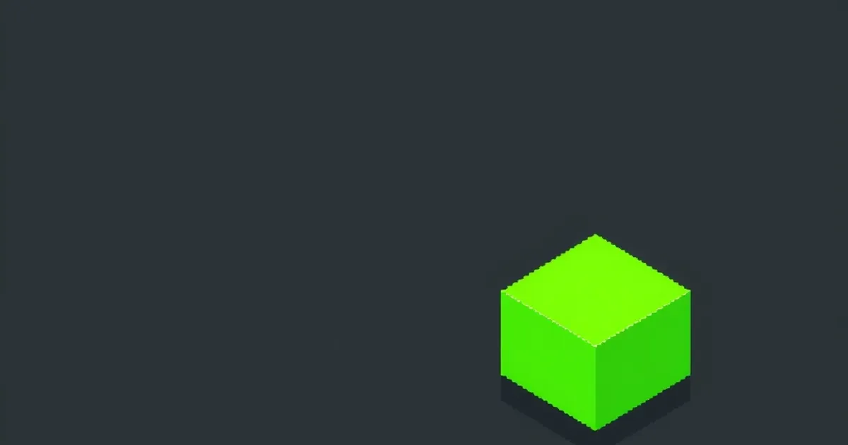 Achieving Operational Excellence With AI, pixel-art illustration