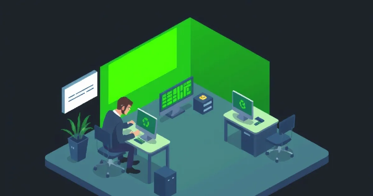 AI Agents at Work: What Changes When AI Stops Waiting for Prompts, pixel-art illustration