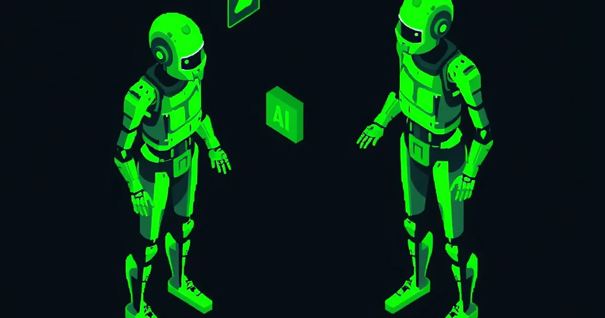 AI Agents Explained for Business Leaders, pixel-art illustration