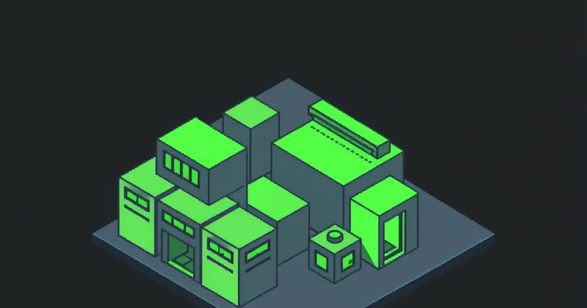 Building Systems That Last, pixel-art illustration
