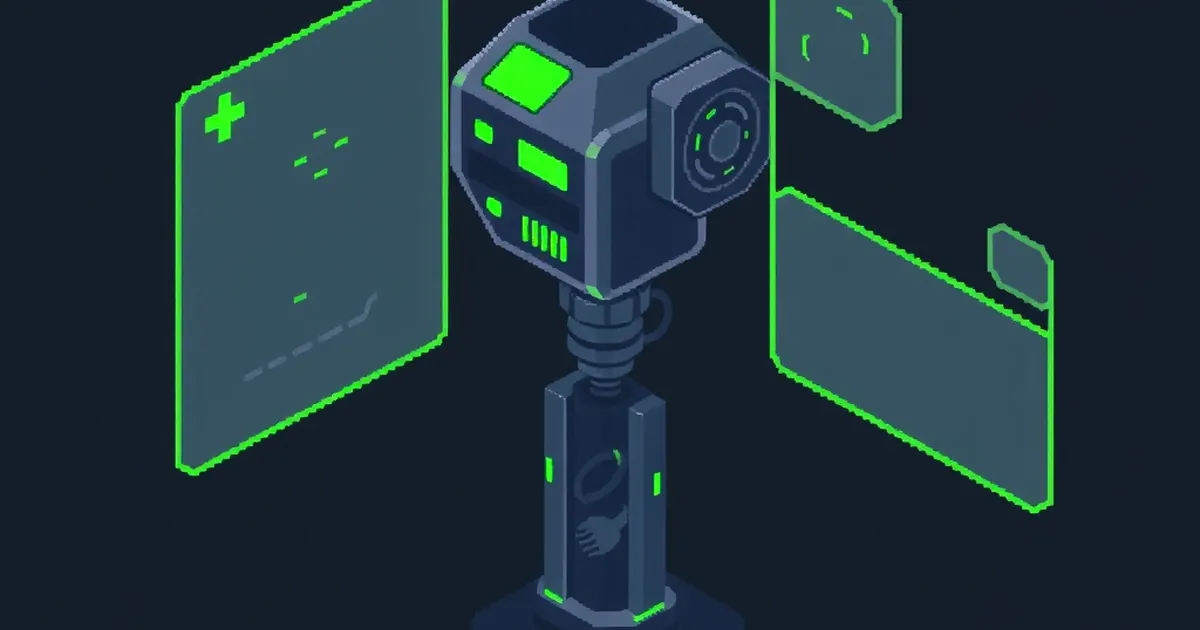 AI for Healthcare Professionals, pixel-art illustration