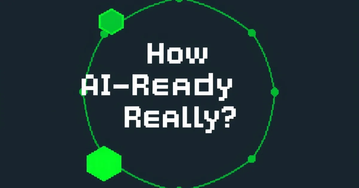 How AI-Ready Are You Really? A Self-Assessment for Professionals, pixel-art illustration