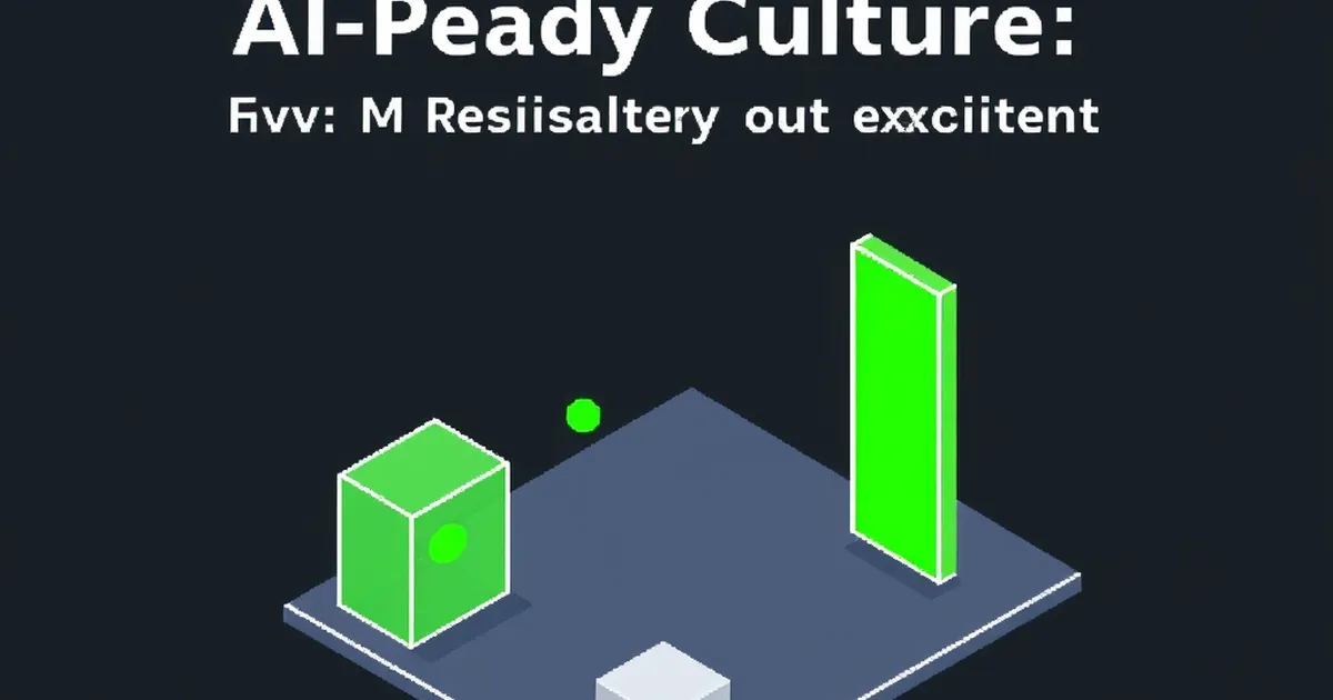 Building an AI-Ready Culture: From Resistance to Excitement, pixel-art illustration