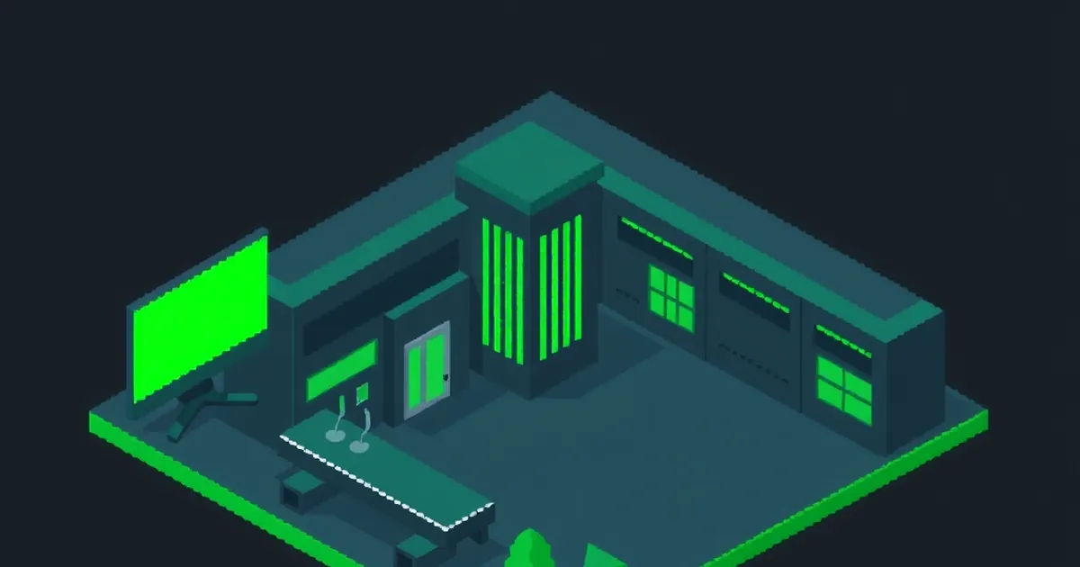 AI Training for Every Department, pixel-art illustration