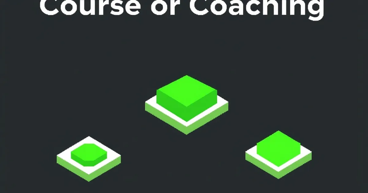 Workshop, Course or Coaching? AI Training Formats Compared, pixel-art illustration