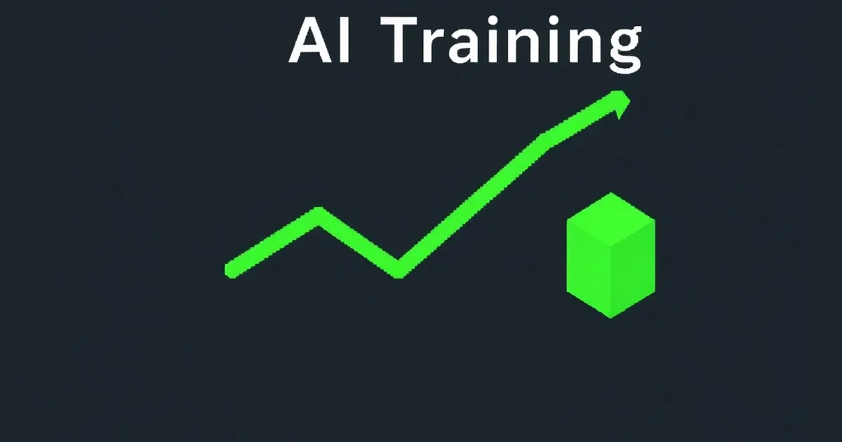 The Real ROI of AI Training, pixel-art illustration