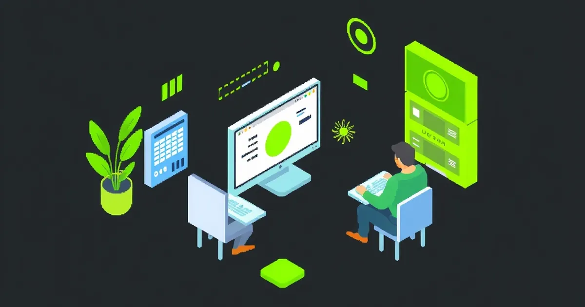 AI Upskilling for Employees, pixel-art illustration