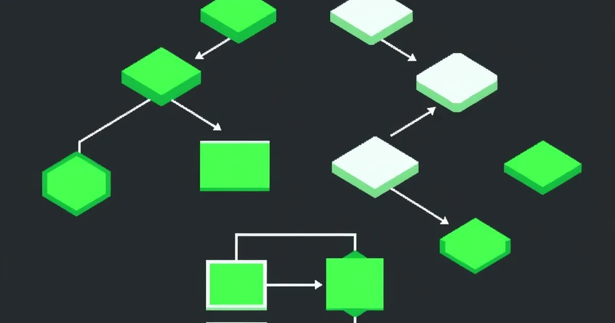 Brain Dump to Flowchart: Why Seeing Your Work Changes It, pixel-art illustration