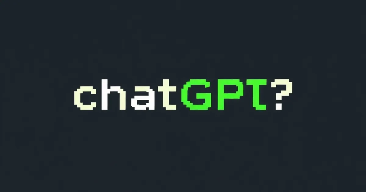 ChatGPT? A Guide to OpenAI's AI Assistant, pixel-art illustration