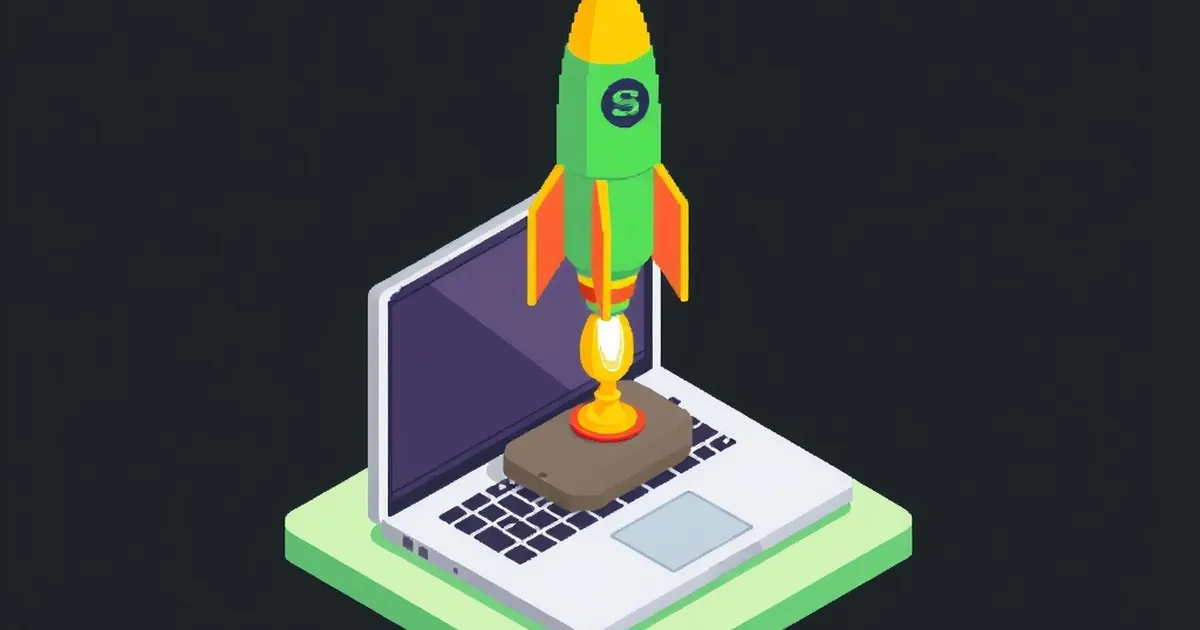 CS50 Week 10 and the Final Project: How to Finish Strong, pixel-art illustration