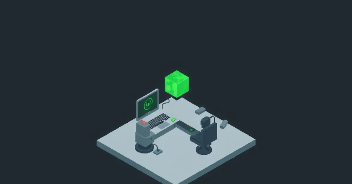 Everyday AI Habits That Compound at Work, pixel-art illustration