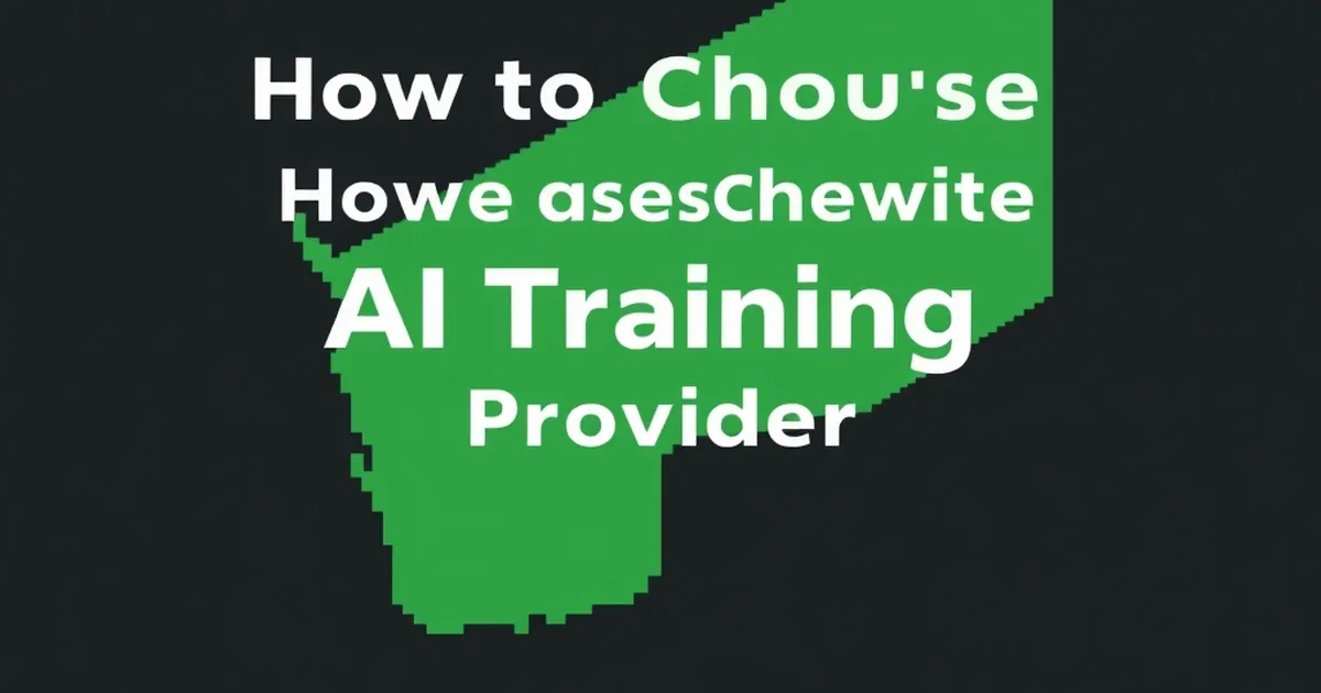 How to Choose an AI Training Provider in Sri Lanka, pixel-art illustration