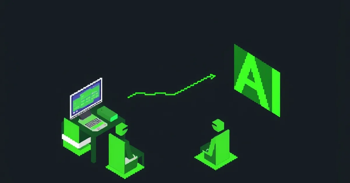 How to Train Your Team on AI (Without Disrupting the Business), pixel-art illustration