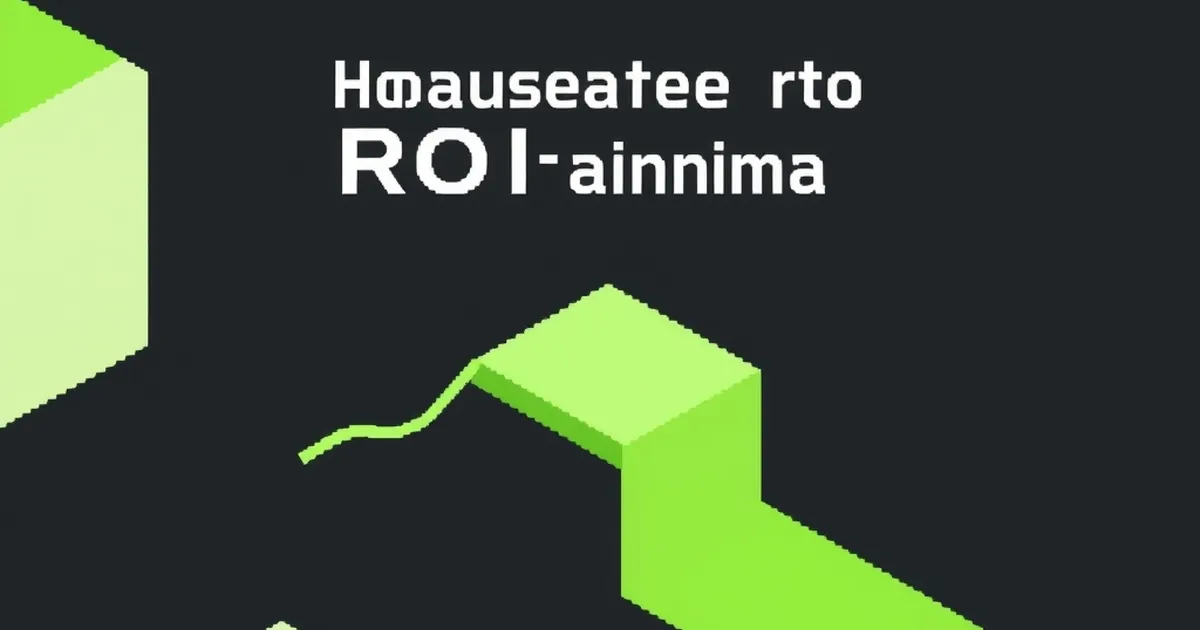 How to Measure the ROI of AI Training for Your Team, pixel-art illustration