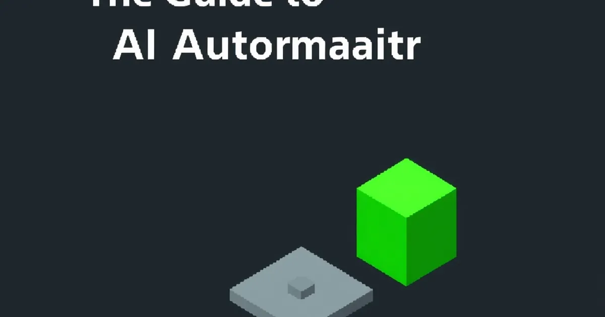 n8n? The Guide to Open-Source AI Automation, pixel-art illustration