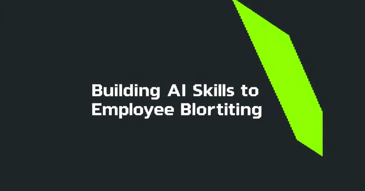 Building AI Skills Into Employee Onboarding, pixel-art illustration
