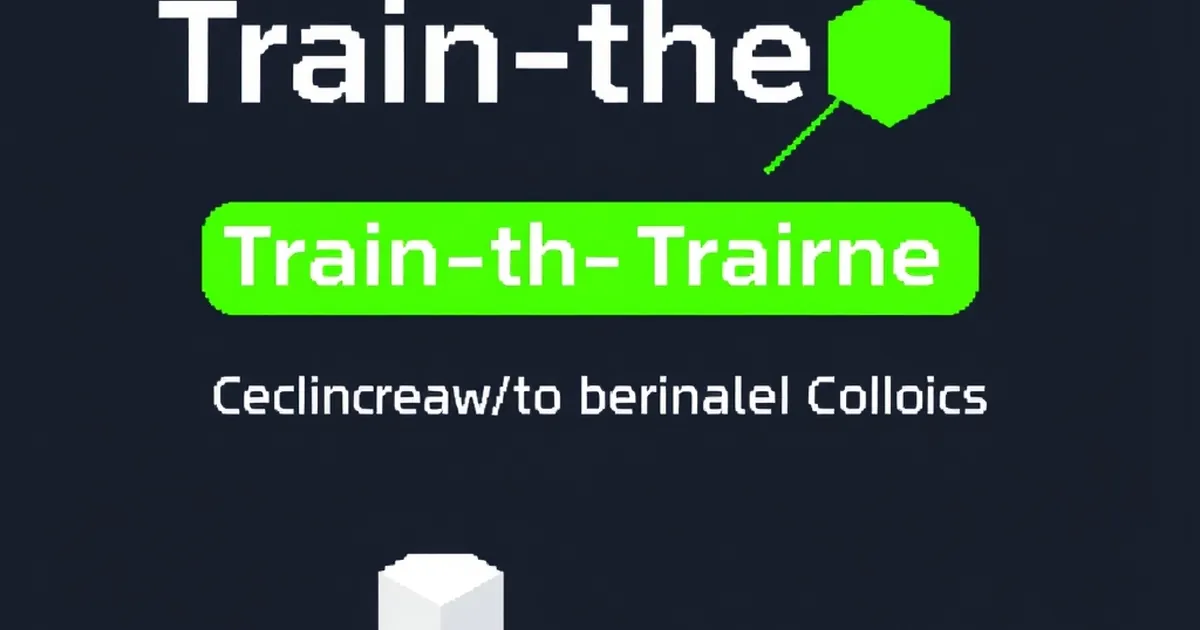 Train-the-Trainer: Growing Internal AI Coaches, pixel-art illustration