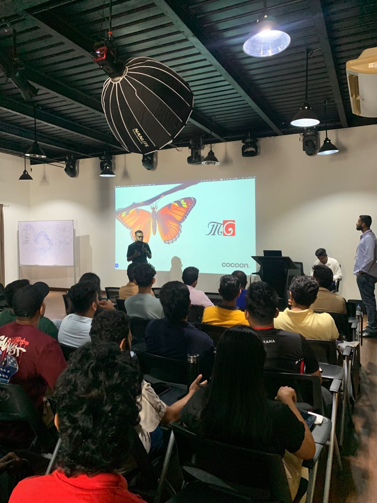 A Cocoon corporate AI training session in progress at Derana