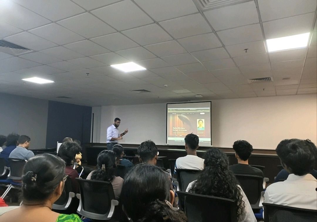 Cocoon presenting at an ICTA session
